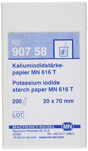 camlab 1138882 Kaliumjodid Stärke Papier, MN 616 T Streifen, 20 mm x 70 mm (100 Stück) von Camlab
