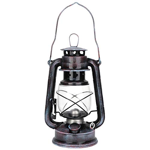 Petroleumlampe 24cm Klassische Petroleumlampe Vintage Petroleumlaterne Öllampe Tragbare Outdoor Camping Lichter von Candeon