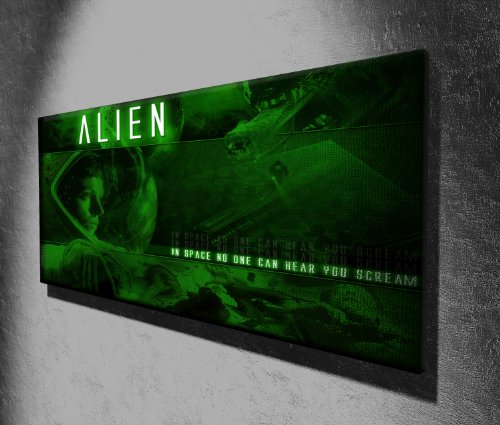 Canvas35 Kunstdruck auf Leinwand, Motiv: Alien Horror-Film, Sigourney Weaver, 127 x 50,8 cm, fertig zum Aufhängen von Canvas35