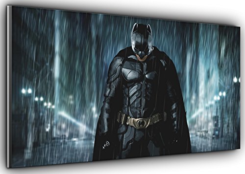 Head's Up, It's Batman Batman Dark Knight Panorama-Kunstdruck auf Leinwand, gerahmt, 139,7 x 61 x 1,4 m (B x H), fertig zum Aufhängen von Canvas35