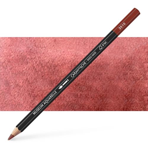 Caran d'Ache Museum Aquarelle Bleistift Museum Aquarelle Bleistift 3510.866/ NR 866 BURNT SIENNA 50%/ GEBRANN.50%-FSC (1 Stück/ (Pack of 1) von Caran d'Ache