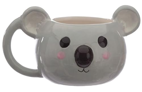 Caribou Living Tasse in Koala-Kopfform für heiße Getränke, Kaffee, Tee, heiße Schokolade von Caribou Living