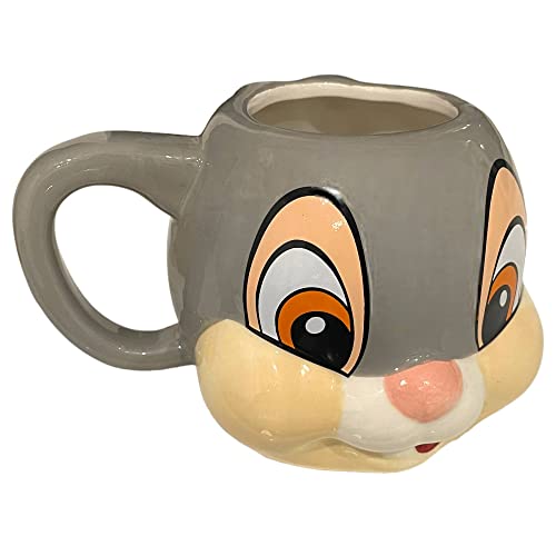 Thumper Rabbit 3D Head Disney Bambi Heißgetränke Tee Kaffee heiße Schokolade 450 ml Tasse Tasse von Caribou Living