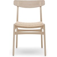 Carl Hansen - CH23 Chair Stuhl, Eiche geseift / Naturgeflecht von Carl Hansen