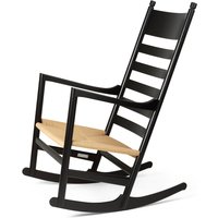 Carl Hansen - CH45 Schaukelstuhl, Eiche schwarz, lackiert von Carl Hansen