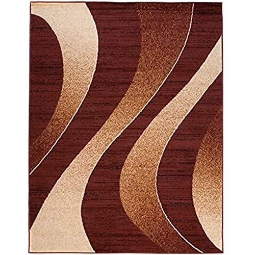 Carpeto Rugs Modern Designer Teppich - Kurzflor - Weich Teppich für Wohnzimmer, Schlafzimmer, Esszimmer - ÖKO-TEX Wohnzimmerteppich - Teppiche - braun - 160 x 230 cm von Carpeto Rugs