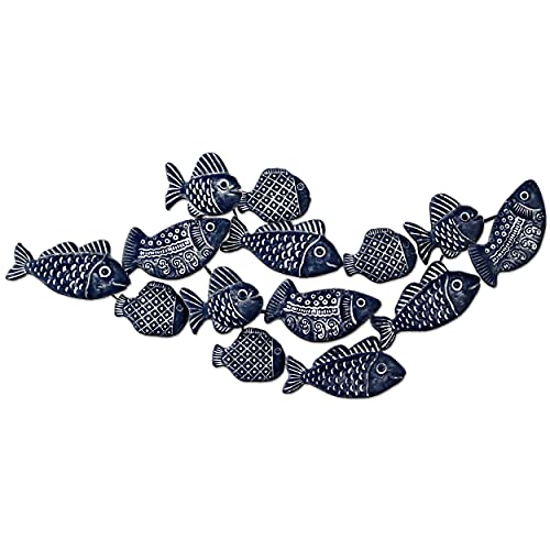 Carrick Design Metall-Wandkunst: Happy Fish von Carrick Design