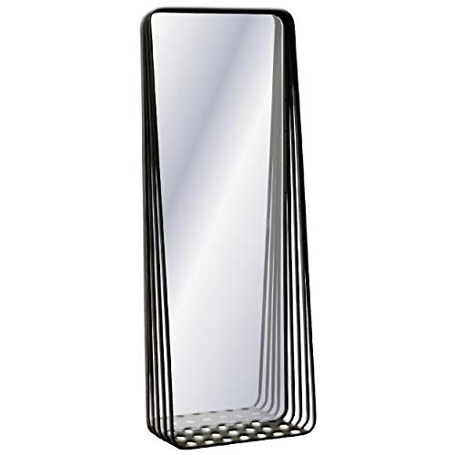 Carrick Design Spiegel, Metall, grau, Einheitsgröße von Carrick Design