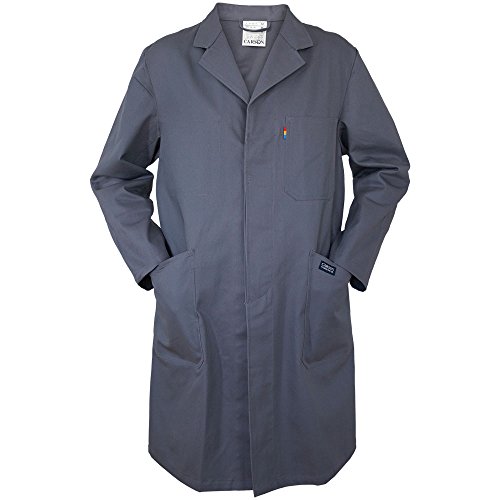 Carson Classic Workwear Carson Arbeitsmantel aus Reiner Baumwolle, 1 Stück, 44, grau, KTH741,GR von CARSON