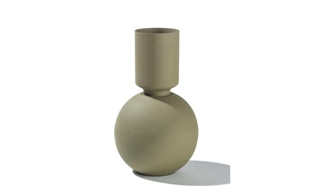 Deko-Vase, olivegrün, 34 cm von Casa Nova