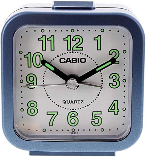 CASIO Wecker Analog Quarz blau TQ141/2 von Casio