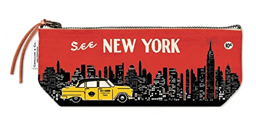 Cavallini Papers & Co. NYC Skyline Mini Pouch Beutel, Mehrfarbig von Cavallini