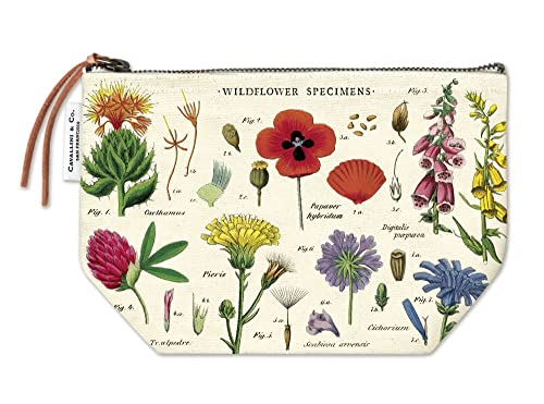 Cavallini Papers & Co. Wildflowers Vintage Pouch Beutel, Mehrfarbig von Cavallini