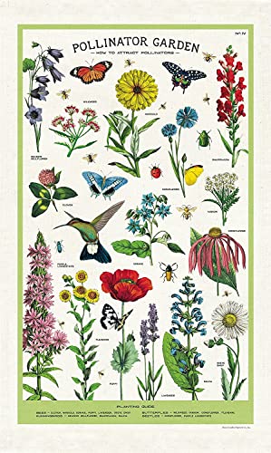 Cavallini & Co. Garden Pollinator Vintage Küchentuch Geschirrtuch von Cavallini