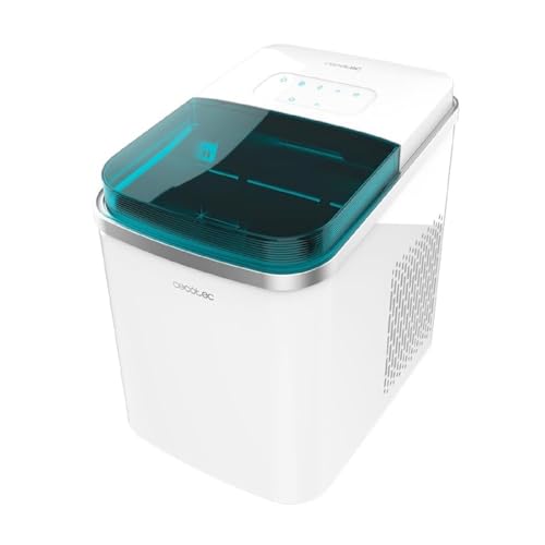 Cecotec Eismaschine Chillin' Ice 1200. 105 W, Tägliche Produktionskapazität von 12 kg, Touchscreen-Display, Kontrollfenster, Selbstreinigungsfunktion, Wasserstandswarnung von Cecotec