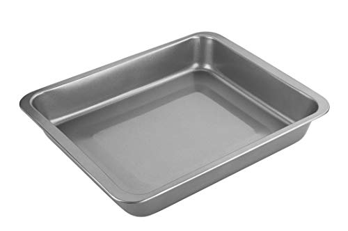 Chef Aid Bratblech, antihaftend, Stahl, misst 34 x 28 x 5 cm, mit tiefen Seiten als perfektes Bratblech von Chef Aid