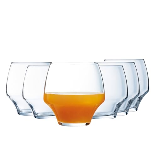 Chef & Sommelier Open Up Kollektion, 6 Gläser niedrig, 38 cl, aus Kristallglas, modern und elegant, verstärkte Verpackung von Chef & Sommelier