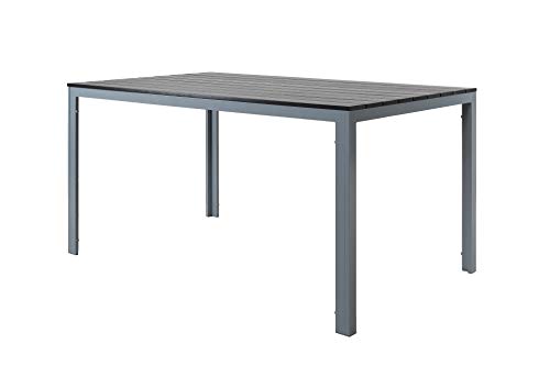 Chicreat Tisch, Grau/Schwarz, 150x90x75 cm von Chicreat