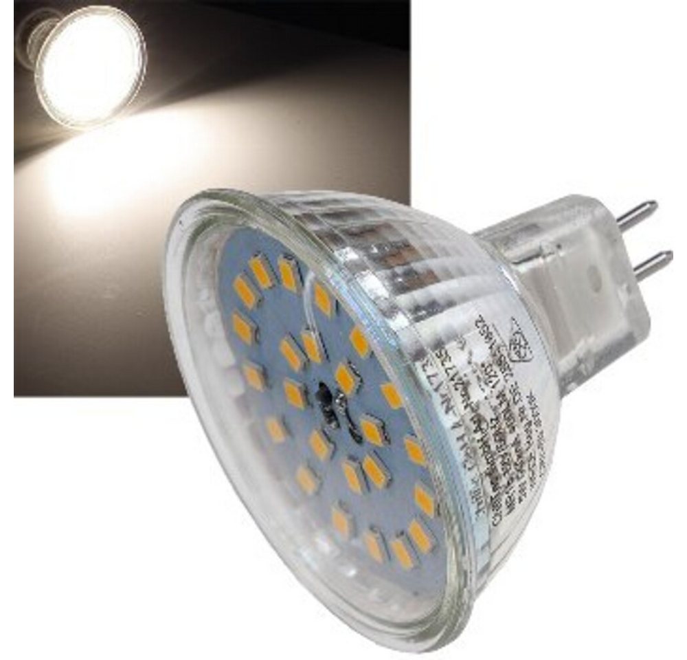 ChiliTec LED-Leuchtmittel MR16, 5W, 4000K, 42lm, neutralweiß, ø50mm, MR16, neutralweiß von ChiliTec