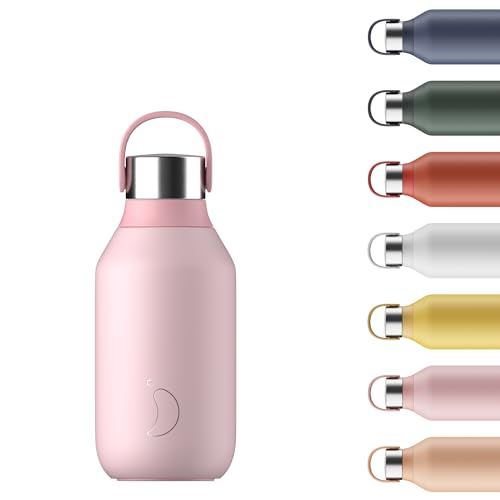Chilly's Serie 2 Wasserflasche - BPA-Freier Edelstahl und Wiederverwendbar - Auslaufsicher, Ohne Kondensation - Blush Pink, 350ml von Chilly's