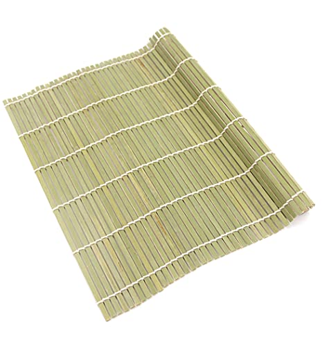Chiloskit Japanische quadratische Bambus-Sudare-Matte, hilft beim Zusammenbauen und Aufrollen von Maki-Sushi (24 x 24 cm) von Chiloskit