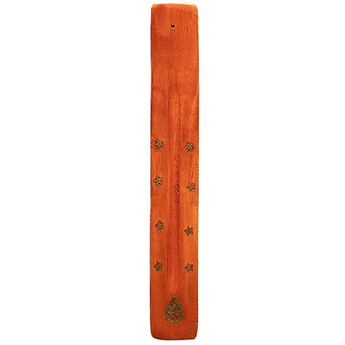 Chinchilla® Räucherstäbchenhalter aus Holz Ganesha | Entspanntes Räuchern in stilvollem Design | Praktische Räucherhilfe für Ihre Ruheoase | Handgefertigter aus natürlichen Materialien von Chinchilla