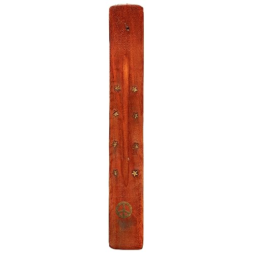 Chinchilla® Räucherstäbchenhalter aus Holz Peace | Entspanntes Räuchern in stilvollem Design | Praktische Räucherhilfe für Ihre Ruheoase | Handgefertigter aus natürlichen Materialien von Chinchilla