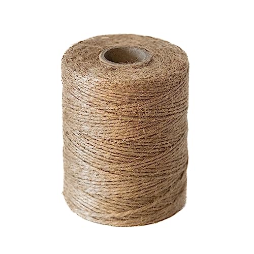 Chinchilla® Jutegarn | ca. 1,2 mm Ø | naturfarben | 250-m-Spulen | Jute-Schnur, Bindegarn, Bindeschnur, Dekokordel, Jutekordel | perfekt für Bastelarbeiten, Verpackungen von Chinchilla