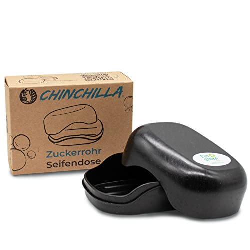 Chinchilla® Seifendose aus Zuckerrohr | nachhaltige Seifenbox für Reisen, Dusche und Camping | vegan & recycelbar von Chinchilla