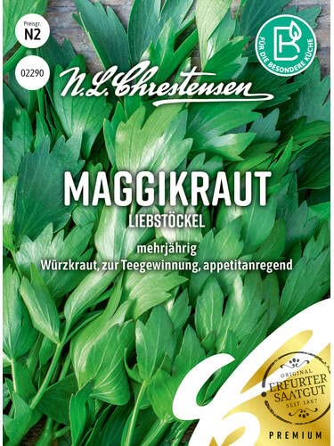 Maggikraut/Liebstöckel Samen, Packungsgröße N2, Portion Saatgut von Chrestensen