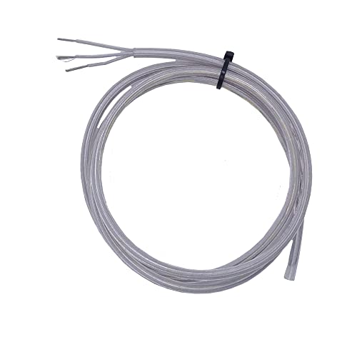 1,20m Stromkabel 3x0,75mm² 3G H05VV-F Schlauchleitung PVC Kabel (Transparent parallel) von Christoph Palme