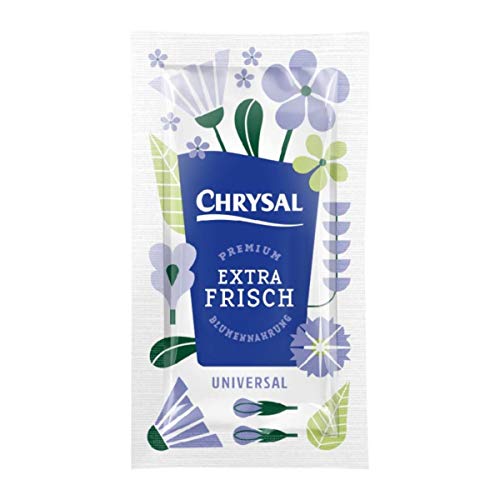 Chrysal Extra Frisch Universal - Schnittblumennahrung 5 g - Blumenfrisch - 10 Stück von Chrysal