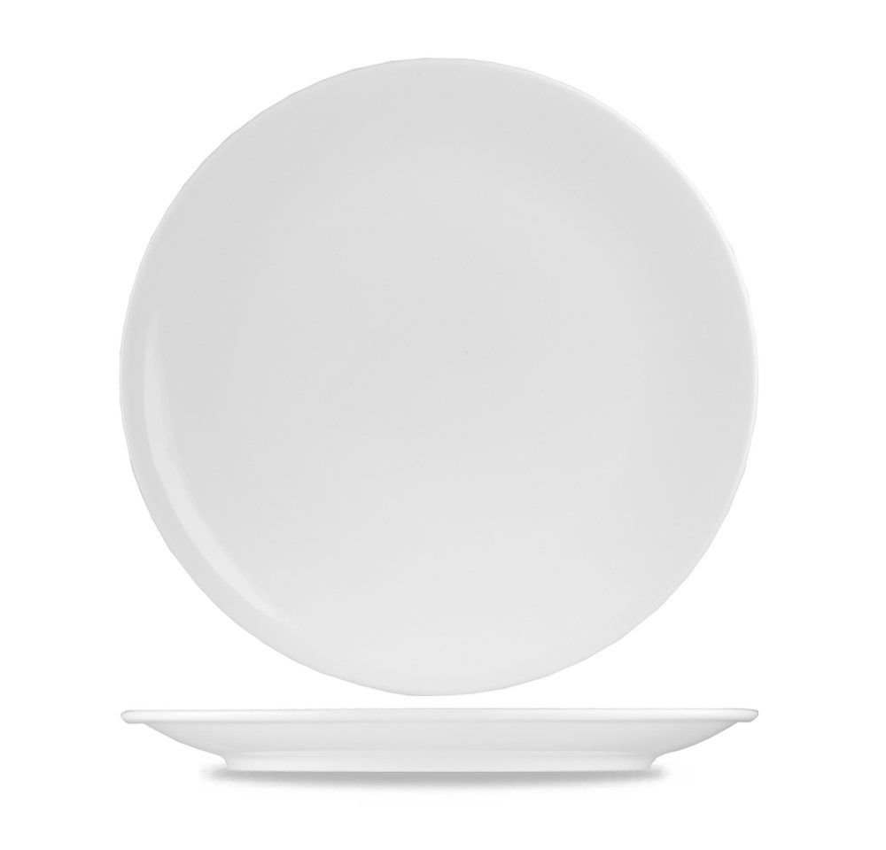 Churchill Teller Art De Cuisine Menu Porcelain Teller Flach Coup 27Cm, 6 von Churchill