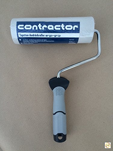 CONTRACTOR PROFI Tapeten Andrückroller Andrückwalze Andrückwerkzeug 180x60mm 2K-ergo-grip von Ciret