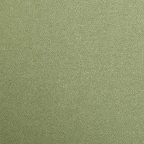 Clairefontaine 48070C Packung (mit 25 Bögen Zeichenpapier Maya, DIN A3, 29,7 x 42 cm, 270g, glatt, ideal für Trockentechnik und Einrahmen) laubgrün, Khaki von Clairefontaine