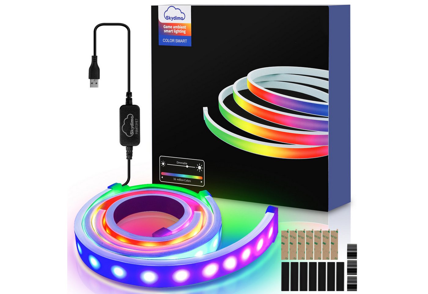 Clanmacy LED-Lichterkette LED Streifen USB PC Backlight TV 5050SMD LichtBand Beleuchtung Stripe von Clanmacy
