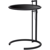ClassiCon - Adjustable Table E1027, schwarz / Metallplatte schwarz von ClassiCon