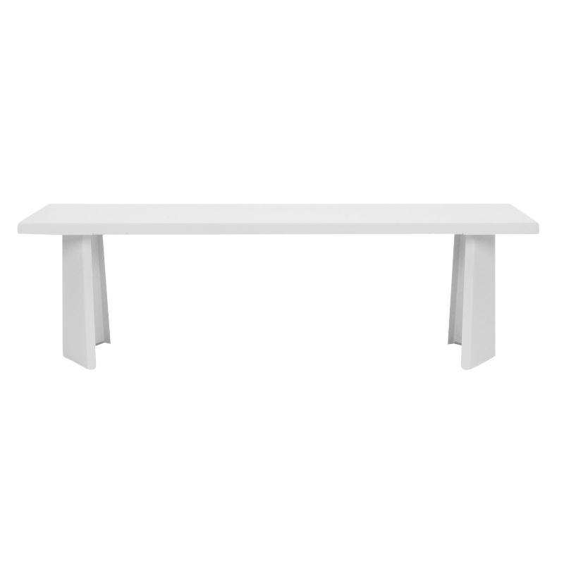 ClassiCon - Pallas Indoor Tisch 75x300cm - cremeweiß RAL 9001/pulverbeschichtet/H 72cm von ClassiCon