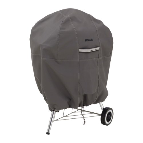 Classic Accessories Ravenna Grillabdeckung, wetterfeste Schutzplane, für Kugelgrills, erhältlich in den Farben Dark Taupe/Mushroom/Espresso, B00D2VV0GC (67.31 cm Ø x 96.52 cm H ) von CLASSIC ACCESSORIES