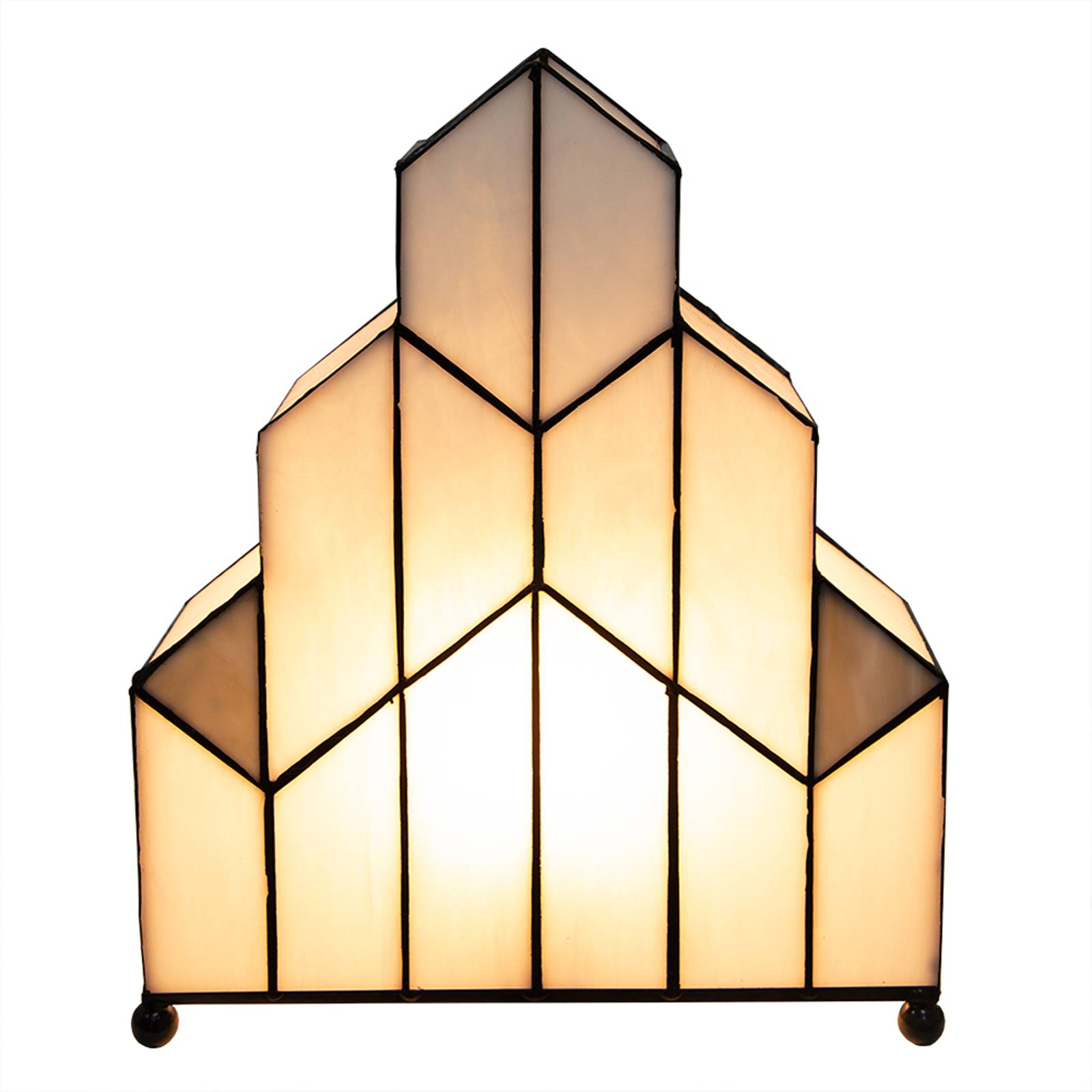 Tischlampe 5LL-6119, Tiffany-Design von Clayre&Eef