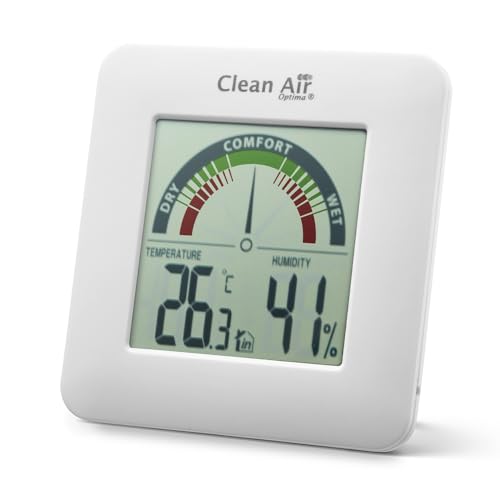 Clean Air Optima Hygrometer und Thermometer HT-01W von Clean Air Optima