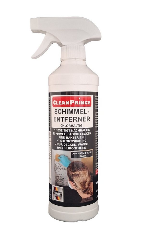 CleanPrince Schimmelentferner chlorhaltig Schimmelentferner (überzeugende Sofortwirkung) von CleanPrince