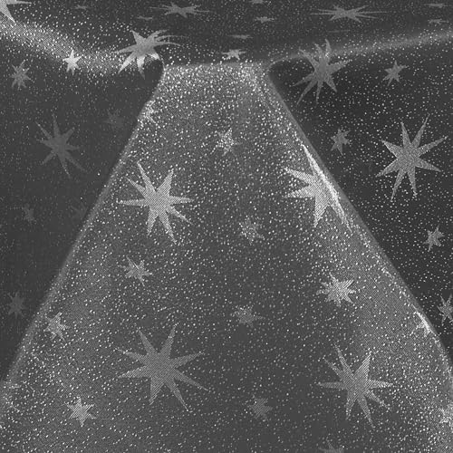 Hochwertige weihnachtliche Stofftischdecke mit Sternen Tischdecke Tafeldecke Tischtuch Bügelarm schnelltrocknend Dunkelgrau Eckig 130 x160cm von Cleanlevel EST 2016