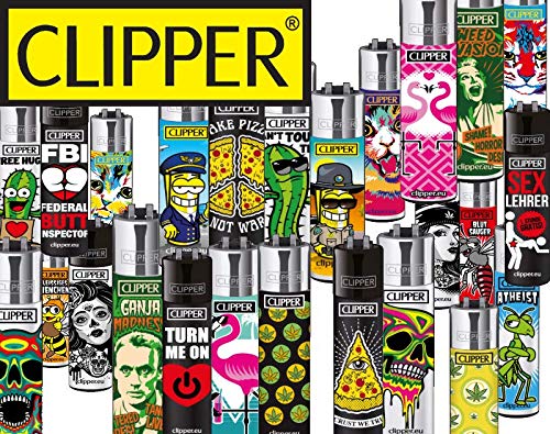 Clipper Feuerzeuge Mix - Clipper Wundertüte - 10 Stück von Clipper / NewtonCat & CouchTomato