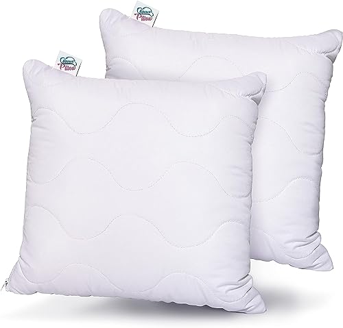 Cloud Pillow Allergiker Kissen 80x80 cm - Hart Kopfkissen 80x80 2er Set - Pillows for Sleeping von Cloud Pillow
