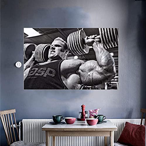 CloudShang Jay Cutler Poster Verschiedene Größen Bodybuilding Poster Sport Home Gym Deko Motivierende Wand Bilder Inspirierende Muskeltraining Kunstdrucke Fitness Bild J05116 von CloudShang