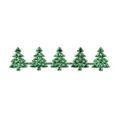 Club Green Weihnachtsbaum-Rippe, metallisch, grün, 25 x 2 m, Textil, 24.2 x 13.2 x 0.77 cm von Club Green