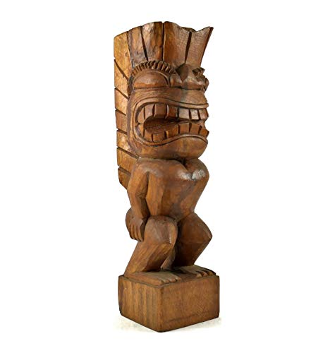 Coco Papaya Tiki Ku Polynesisch aus Suarholz, 50 cm von Coco Papaya