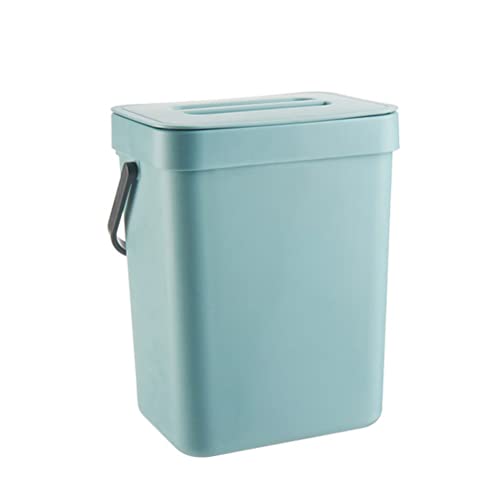 Cocoarm 3L Küchenabfallbehälter mit Deckel, Tragbarer Griff, Kleiner Küchenkompostbehälter, Haushaltsarbeitsplattenbehälter für Müllkomposter, 16,1 X 13 X 20,5 Cm (4#) von Cocoarm