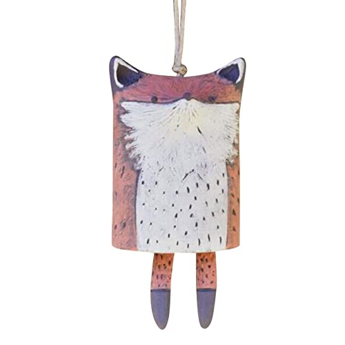 Colorful Home Tool Rustikales Tier Windspiel Premium-Windspiel, Boho Handmade, Animal Wind Chime für Garten, Hof, Terrasse und Heimdekoration (Fuchs) von Colorful Home Tool